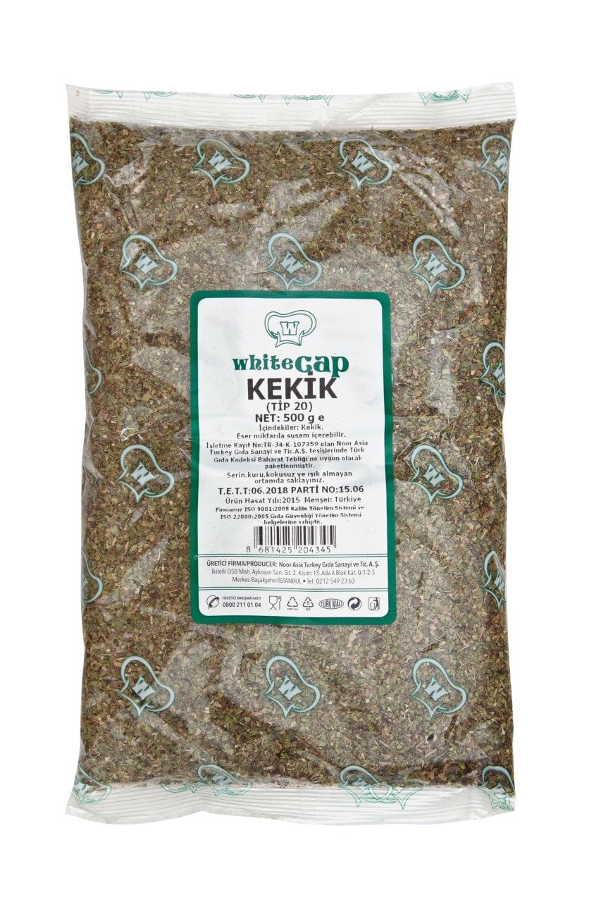 Kekik - Tip 20 - 500 gr - Poşet
